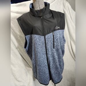 Attack Life by Greg Norman Blue and Gray Vest
